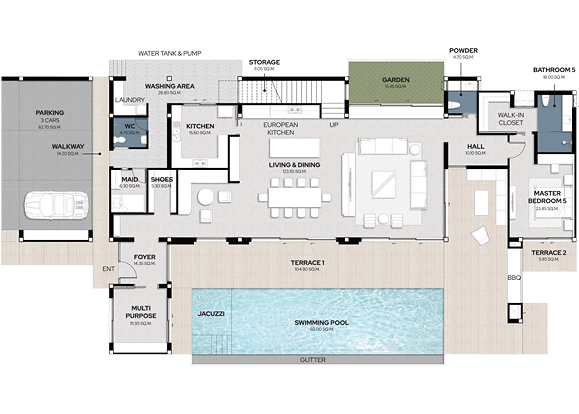 Extrava — First floor plan