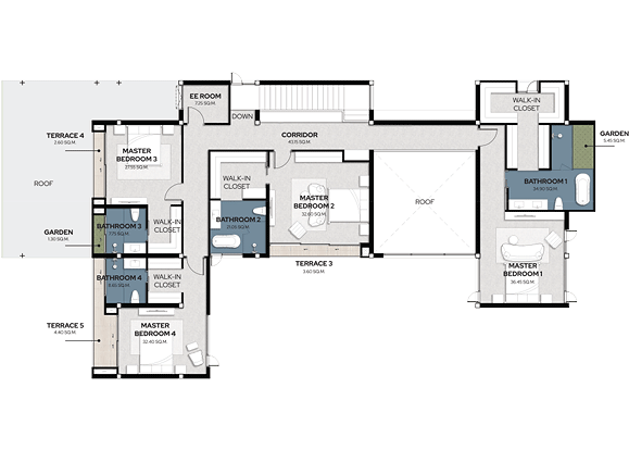 Serenity — Second floor plan