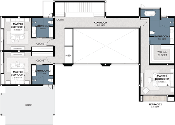 Tranquil — Second floor plan